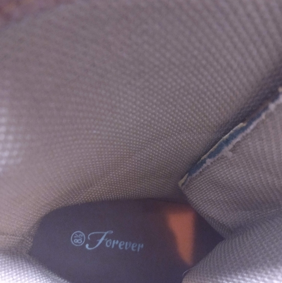 Forever Brown Lace up Combat Boot - Picture 11 of 12